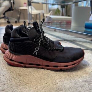 On Cloudnova Eclipse/Rose Running Sneakers